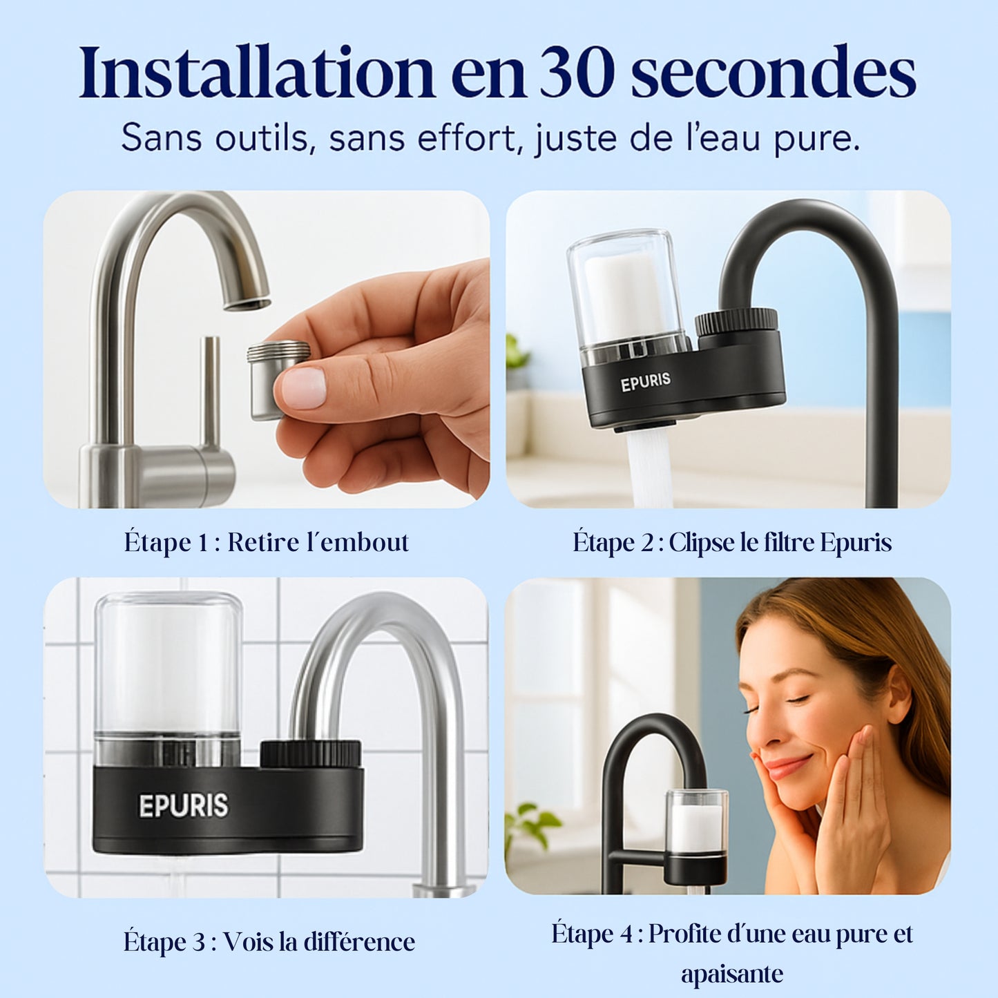 Epuris — apaise et rééquilibre ta peau, jour après jour.